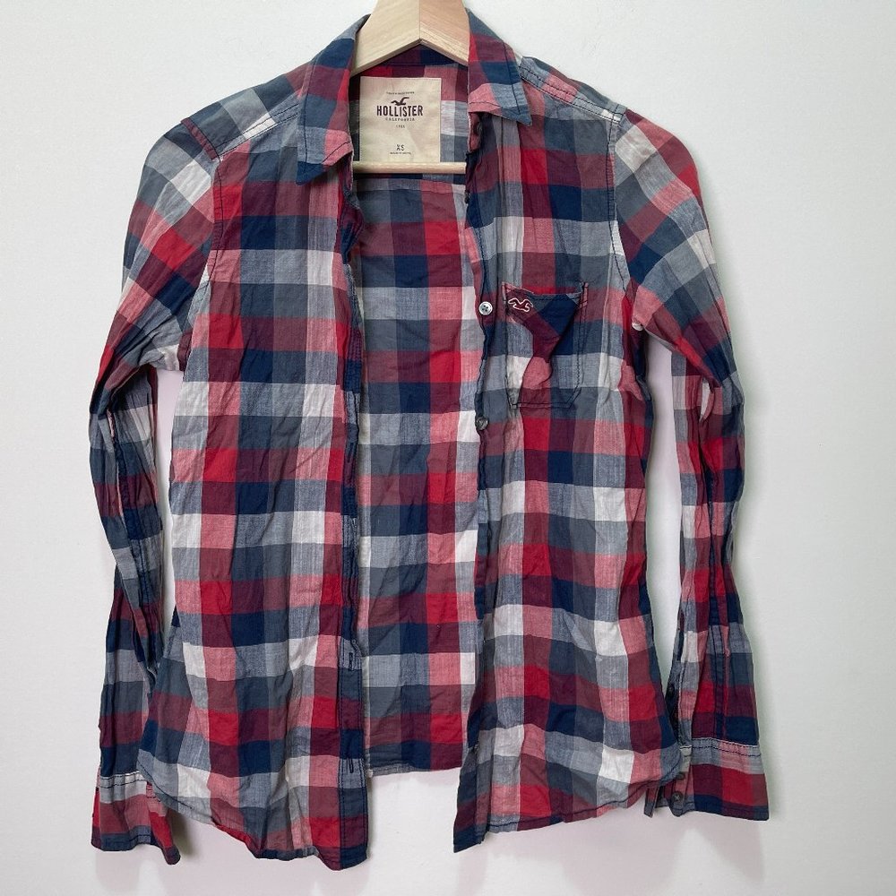 Hollister Button Up Shirt sz XS